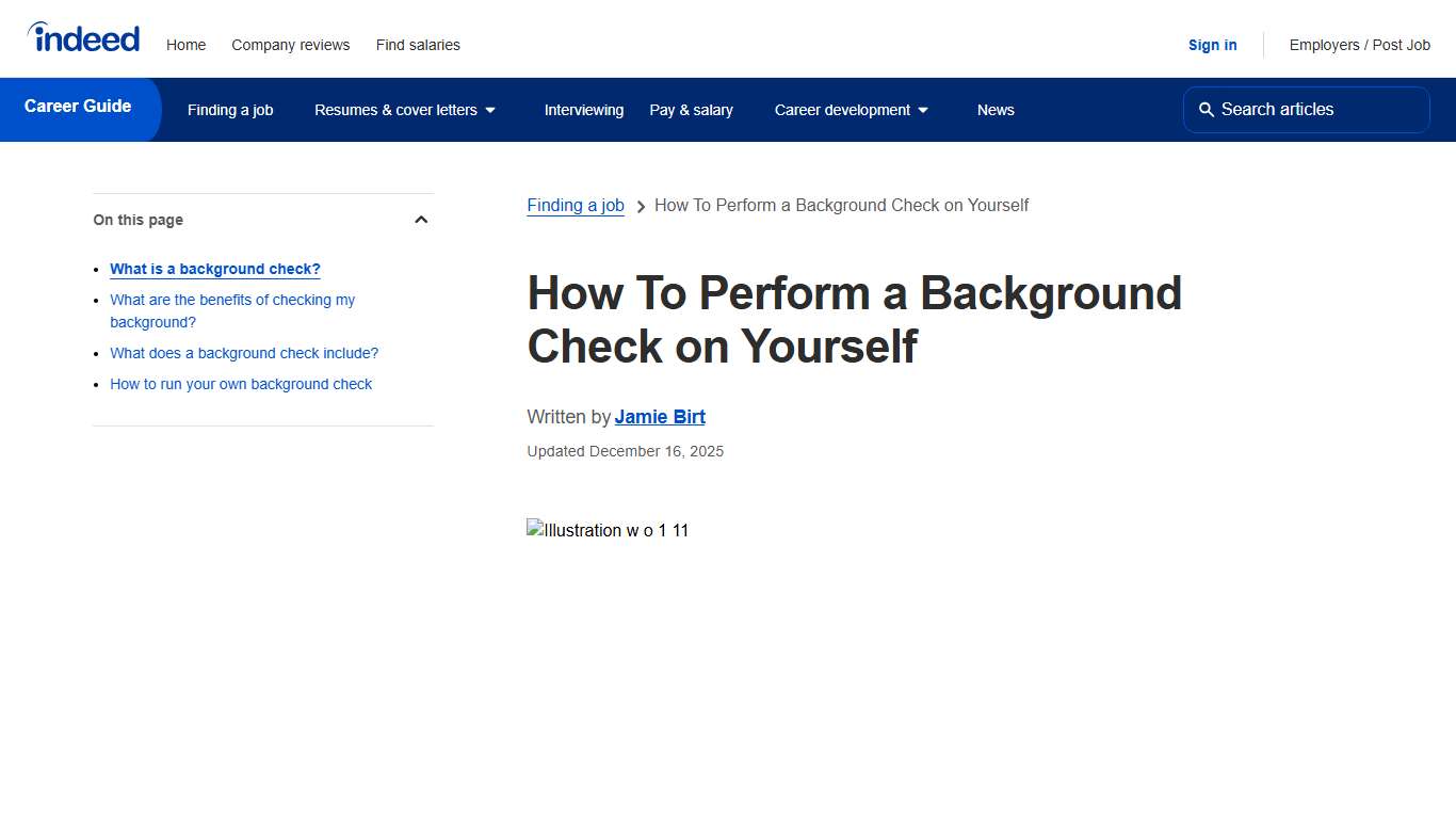 How To Perform a Background Check on Yourself | Indeed.com